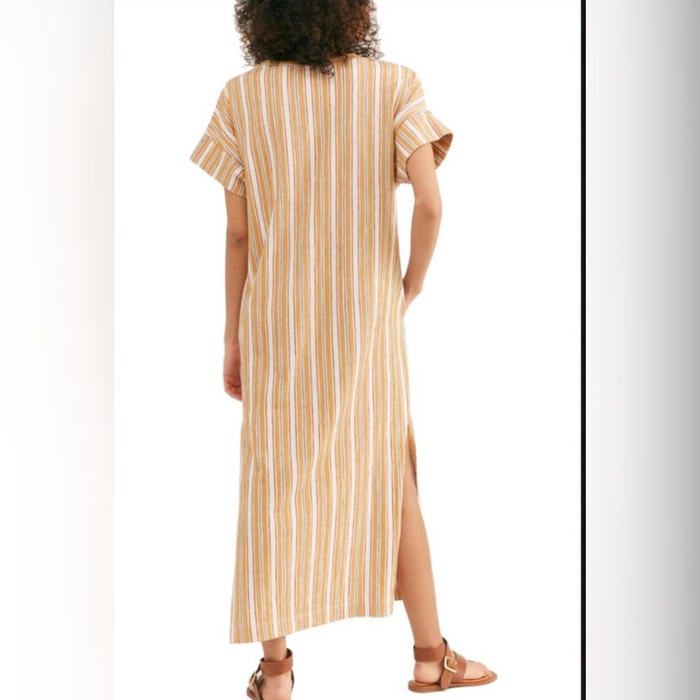 FREE PEOPLE FP Beach Marguerite
Striped Tee Maxi Dress Size XS TP - Picture 3 of 7